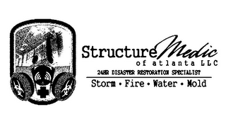 STRUCTUREMEDIC OF ATLANTA LLC 24HR DISASTER RESTORATION SPECIALIST STORM · FIRE · WATER · MOLD logo