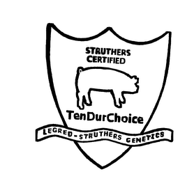 STRUTHERS CERTIFIED TENDURCHOICE LEGRED- STRUTHERS GENETICS logo