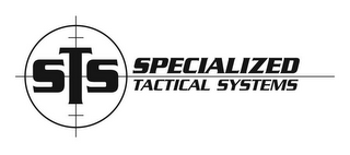 STS SPECIALIZED TACTICAL SYSTEMS logo