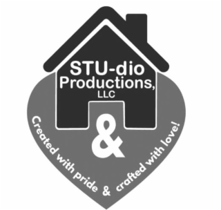 STU-DIO PRODUCTIONS, LLC & CREATED WITH PRIDE & CRAFTED WITH LOVE! logo