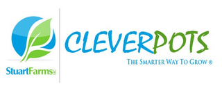 STUARTFARMSLLC CLEVERPOTS THE SMARTER WAY TO GROW logo