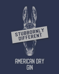 STUBBORNLY DIFFERENT AMERICAN DRY GIN logo