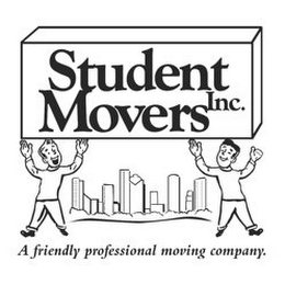 STUDENT MOVERS INC. A FRIENDLY PROFESSIONAL MOVING COMPANY. logo