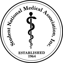STUDENT NATIONAL MEDICAL ASSOCIATION, INC. ESTABLISHED 1964 logo