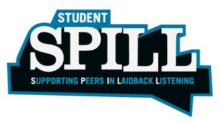 STUDENT SPILL SUPPORTING PEERS IN LAIDBACK LISTENING logo