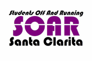 STUDENTS OFF AND RUNNING SOAR SANTA CLARITA logo