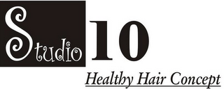 STUDIO 10 HEALTHY HAIR CONCEPT logo