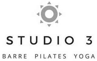 STUDIO 3 BARRE PILATES YOGA logo