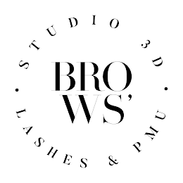 · STUDIO 3D · BROWS' LASHES & PMU logo