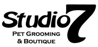 STUDIO 7 PET GROOMING & BOUTIQUE logo