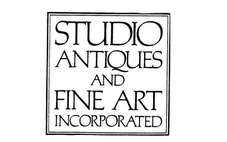 STUDIO ANTIQUES AND FINE ART INCORPORATED logo