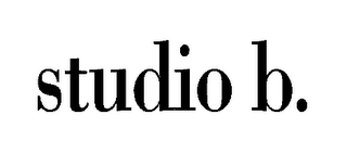STUDIO B. logo