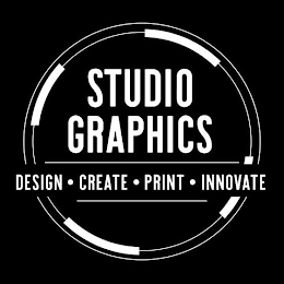STUDIO GRAPHICS DESIGN CREATE PRINT INNOVATE logo