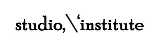 STUDIO,\' INSTITUTE logo