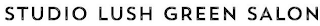 STUDIO LUSH GREEN SALON logo