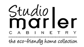 STUDIO MARLER CABINETRY THE ECO-FRIENDLY HOME COLLECTION logo