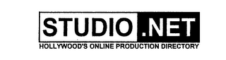 STUDIO .NET HOLLYWOOD'S ONLINE PRODUCTION DIRECTORY logo