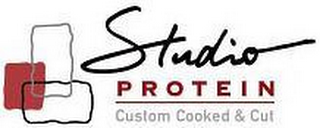STUDIO PROTEIN CUSTOM COOKED & CUT logo