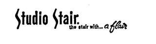 STUDIO STAIR. THE STAIR WITH ...A FLAIR logo