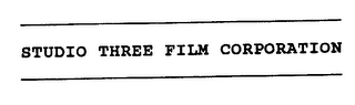 STUDIO THREE FILM CORPORATION logo
