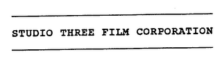 STUDIO THREE FILM CORPORATION logo