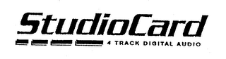 STUDIOCARD 4 TRACK DIGITAL AUDIO logo