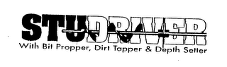 STUDRIVER WITH BIT PROPPER, DIRT TAPPER & DEPTH SETTER logo