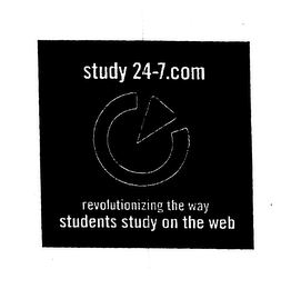STUDY 24-7.COM REVOLUTIONIZING THE WAY STUDENTS STUDY ON THE WEB logo