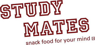 STUDY MATES SNACK FOOD FOR YOUR MIND JA logo
