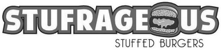 STUFRAGEOUS STUFFED BURGERS logo