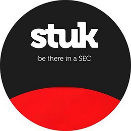 STUK BE THERE IN A SEC logo