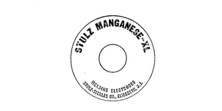 STULZ MANGANESE-XL WELDING ELECTRODES STULZ SICKLES CO. ELIZABETH N.J. logo
