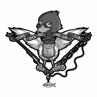 STUPID DUCK ROD AND GUN CLUB THE CASUAL SMART JESUS logo