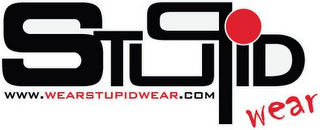 STUPID WEAR WWW.WEARSTUIDWEAR.COM logo
