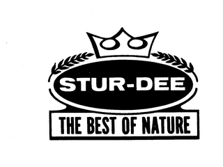 STUR-DEE THE BEST OF NATURE logo