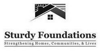 STURDY FOUNDATIONS STRENGTHENING HOMES, COMMUNITIES, & LIVES logo
