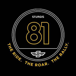 STURGIS 81 S THE RIDE. THE ROAR. THE RALLY. logo