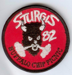 STURGIS 82 BUFFALO CHIP PICNIC logo