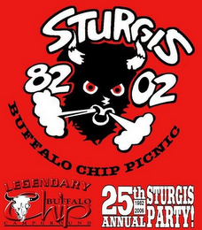 STURGIS 82 BUFFALO CHIP PICNIC logo