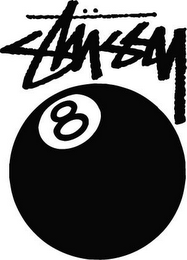 STUSSY 8 logo