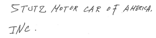 STUTZ MOTOR CAR OF AMERICA, INC. logo