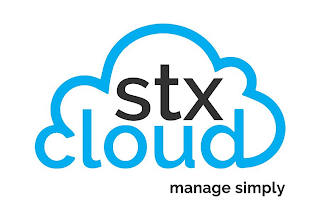 STX CLOUD MANAGE SIMPLY logo