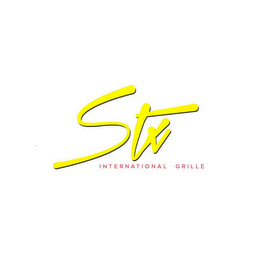 STX INTERNATIONAL GRILLE logo