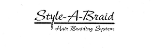 STYLE-A-BRAID HAIR BRAIDING SYSTEM logo