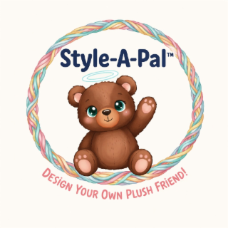 STYLE-A-PAL DESIGN YOUR OWN PLUSH FRIEND! logo