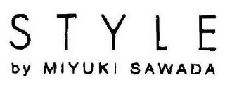 STYLE BY MIYUKI SAWADA logo