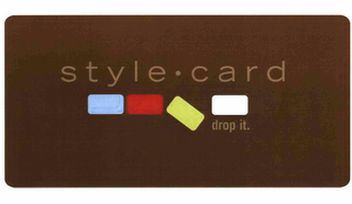 STYLE · CARD DROP IT. logo