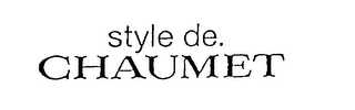 STYLE DE. CHAUMET logo