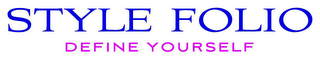 STYLE FOLIO DEFINE YOURSELF logo