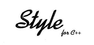 STYLE FOR C++ logo